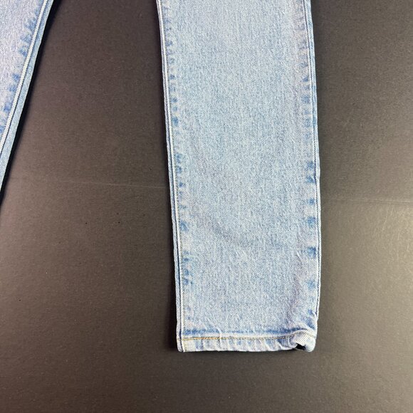 Levi's Jeans Women's 27x27* Big E 501 Skinny Light Blue Faded Denim Tag 26x28 - Picture 3 of 16